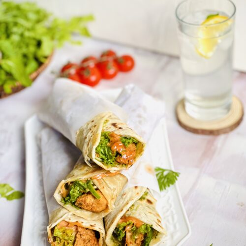 Get Amazed With Taste-Easy Chicken Tikka Paratha Rolls