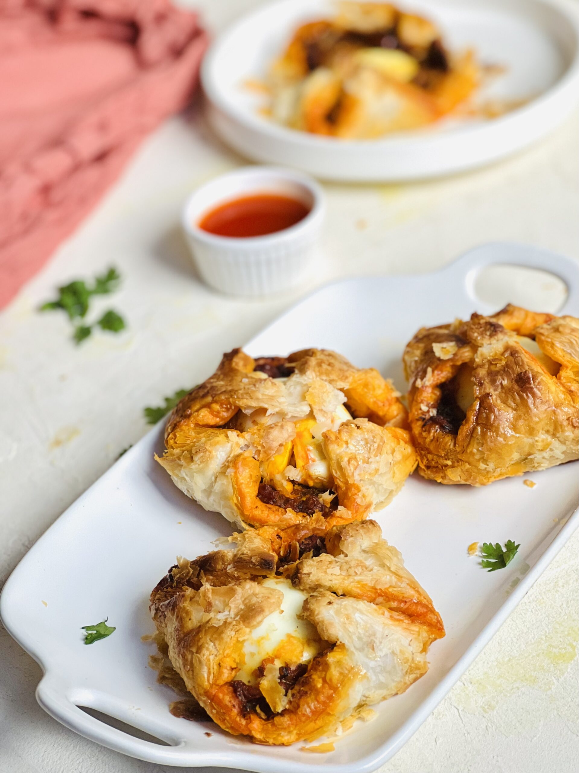 Masala Egg Puff