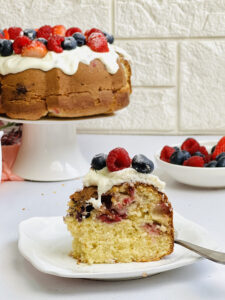 Get Amazed With Taste- lemon berry bundt cake7
